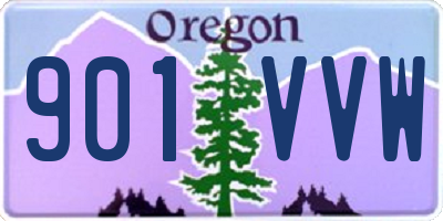 OR license plate 901VVW