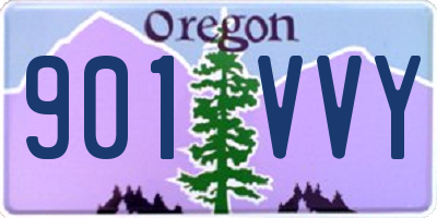 OR license plate 901VVY