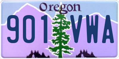 OR license plate 901VWA