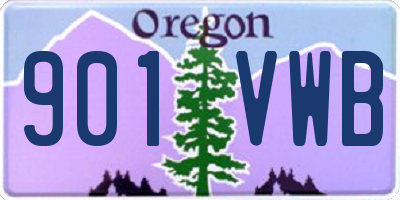 OR license plate 901VWB