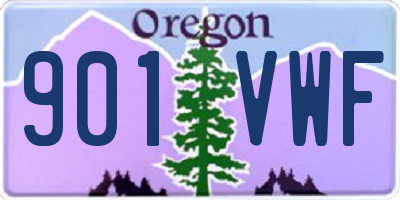 OR license plate 901VWF