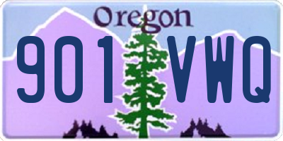 OR license plate 901VWQ