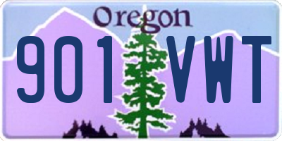 OR license plate 901VWT