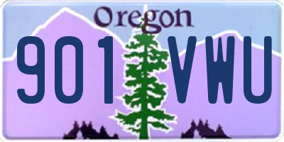 OR license plate 901VWU