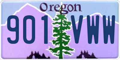 OR license plate 901VWW