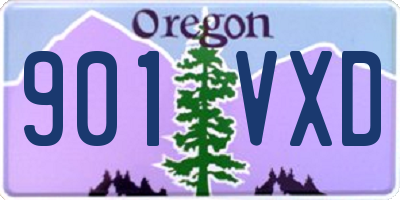 OR license plate 901VXD