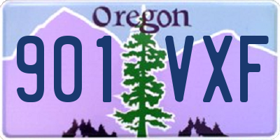 OR license plate 901VXF