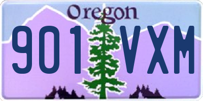 OR license plate 901VXM