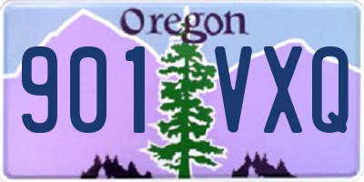 OR license plate 901VXQ