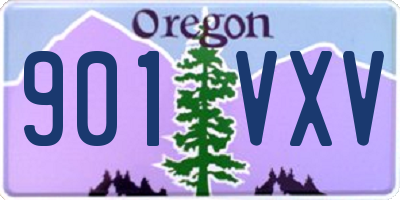 OR license plate 901VXV