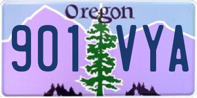 OR license plate 901VYA