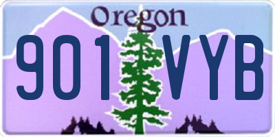OR license plate 901VYB