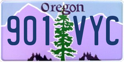 OR license plate 901VYC