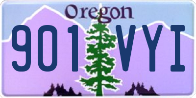 OR license plate 901VYI