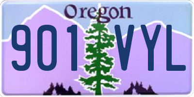 OR license plate 901VYL