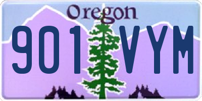 OR license plate 901VYM