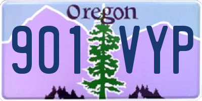 OR license plate 901VYP