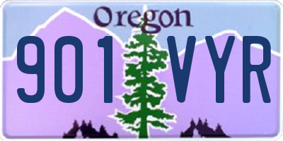 OR license plate 901VYR