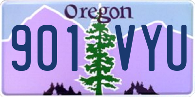 OR license plate 901VYU