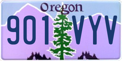 OR license plate 901VYV