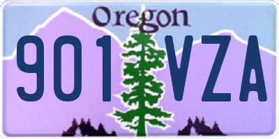 OR license plate 901VZA