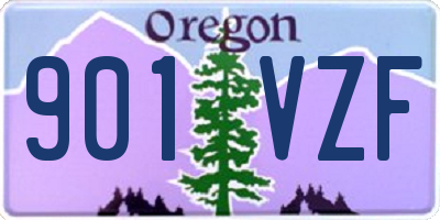 OR license plate 901VZF