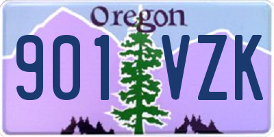OR license plate 901VZK
