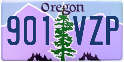 OR license plate 901VZP