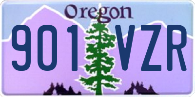 OR license plate 901VZR