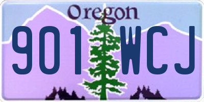 OR license plate 901WCJ
