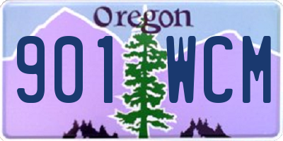 OR license plate 901WCM