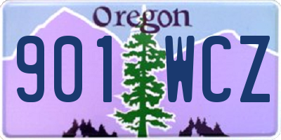 OR license plate 901WCZ