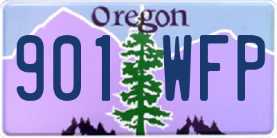 OR license plate 901WFP