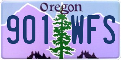 OR license plate 901WFS