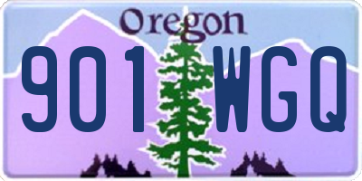 OR license plate 901WGQ