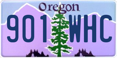 OR license plate 901WHC