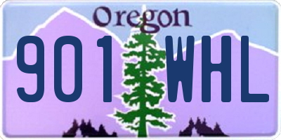 OR license plate 901WHL