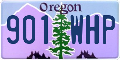 OR license plate 901WHP