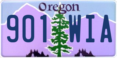 OR license plate 901WIA