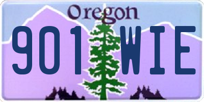 OR license plate 901WIE
