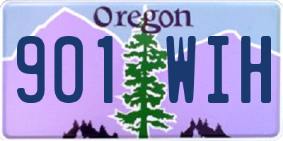 OR license plate 901WIH