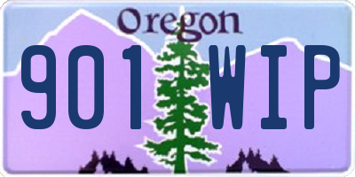 OR license plate 901WIP