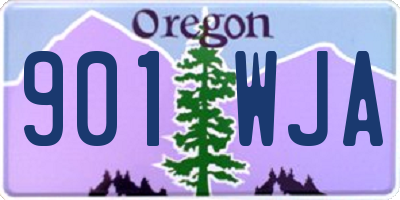 OR license plate 901WJA