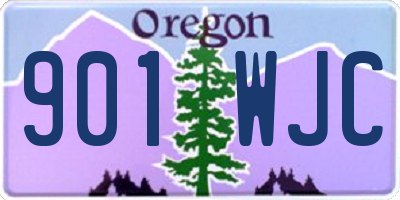 OR license plate 901WJC