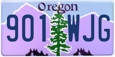 OR license plate 901WJG