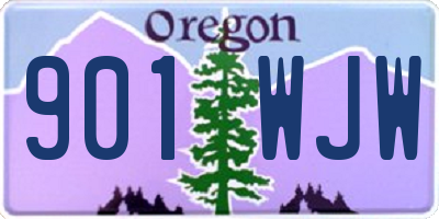 OR license plate 901WJW