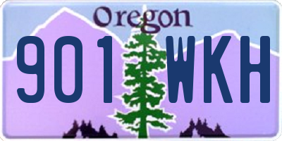 OR license plate 901WKH
