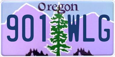 OR license plate 901WLG