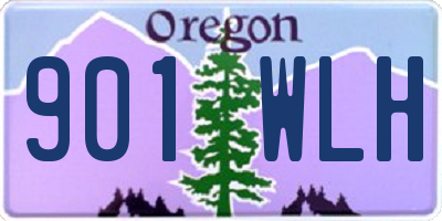 OR license plate 901WLH