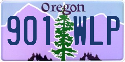 OR license plate 901WLP